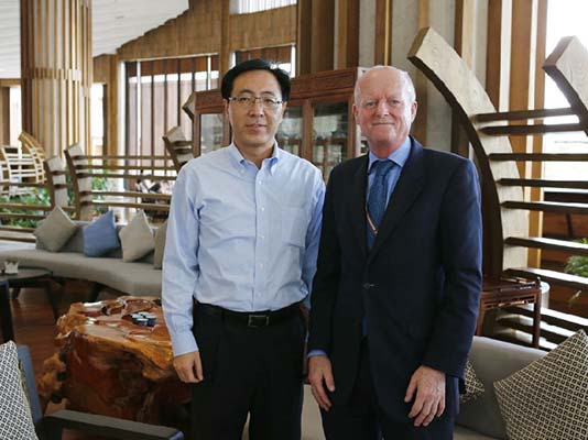 中免集團(tuán)董事長(zhǎng)、總經(jīng)理 彭輝接受穆迪報(bào)道專訪